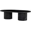 Black Scalloped Marble