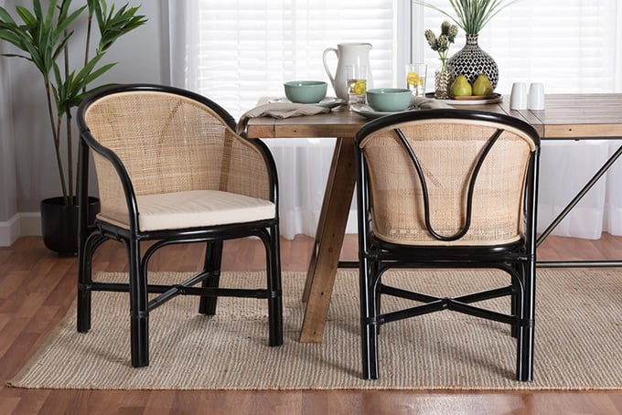 Baxton Studio Miranda Dining Chair HedgeApple