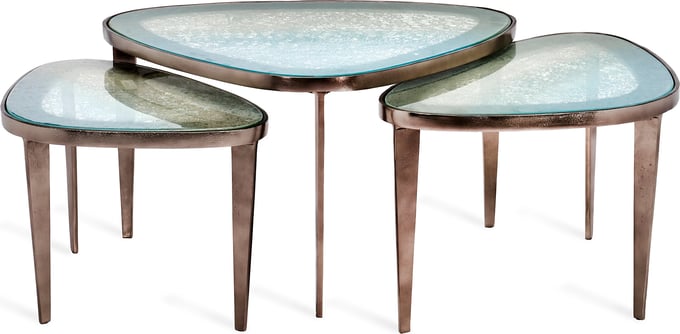 Interlude Home Jan Bunching Cocktail Tables - Thumbnail 2