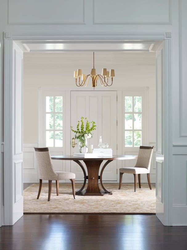 Formal round dining table hotsell