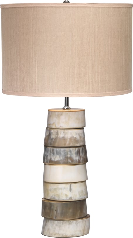 Stacked Horn Table Lamp