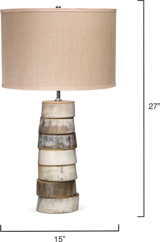 Stacked Horn Table Lamp - Thumbnail 2
