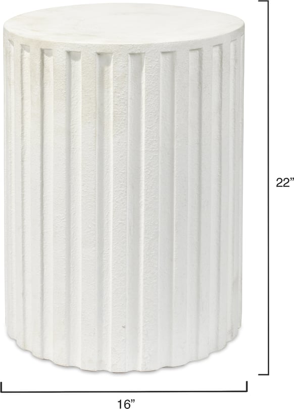 Fluted Column Side Table - Thumbnail 3