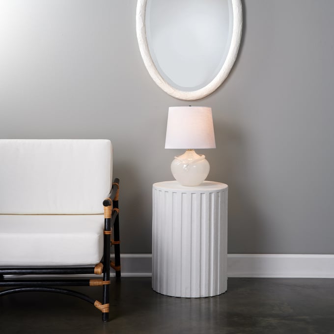 Fluted Column Side Table - Thumbnail 2