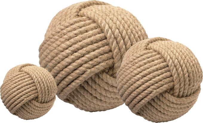 Jute Balls (Set of 3) - Thumbnail 2
