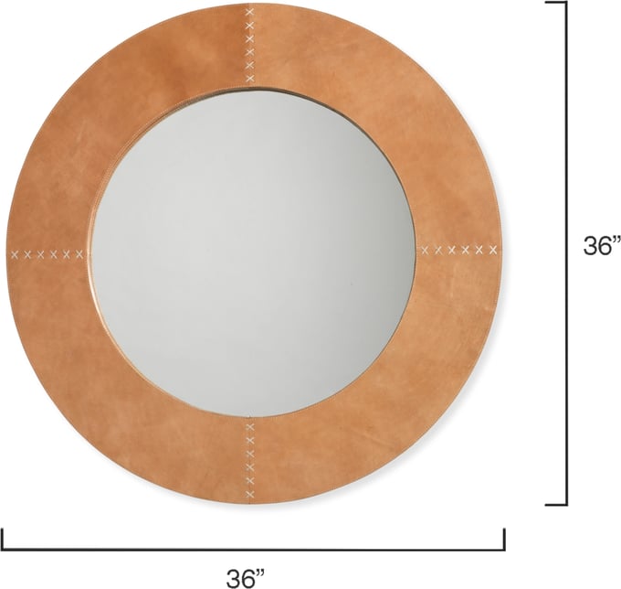 Jamie Young Cross Stitch Mirror - Thumbnail 2