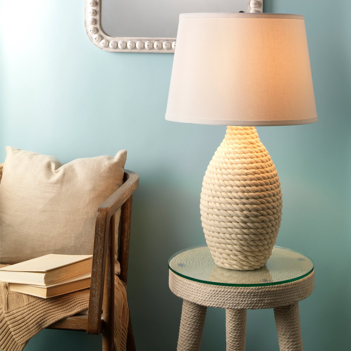Lifestyle by JY Rope Table Lamp | Layla Grayce