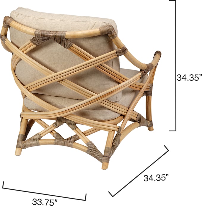 Jamie Young Dune Lounge Chair - Thumbnail 3