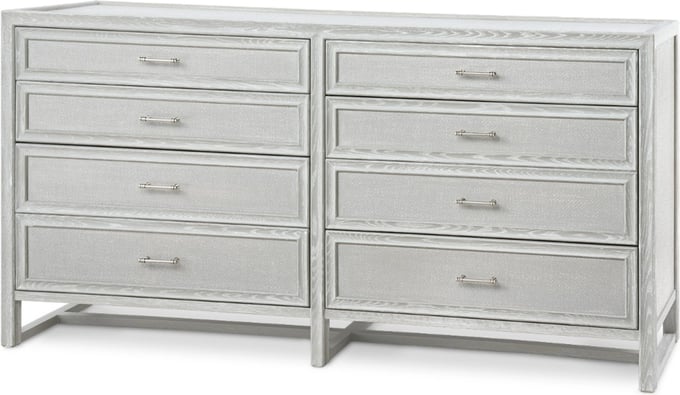 grey 8 drawer dresser Ashley Urbanoore 6 Drawer Dresser and Mirror, Brown Gray main image 0