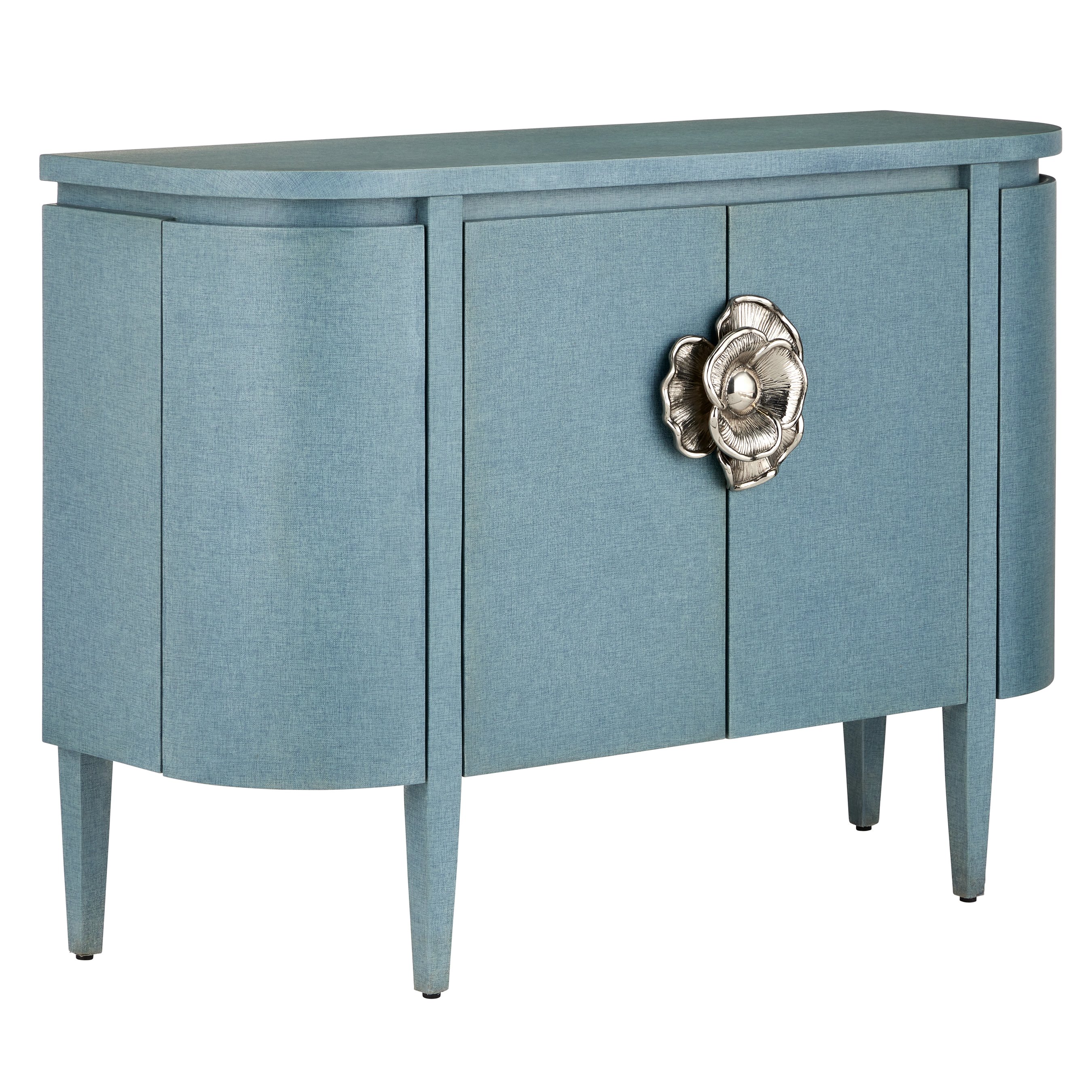 Currey and Company Briallen Demi-Lune Cabinet | Layla Grayce