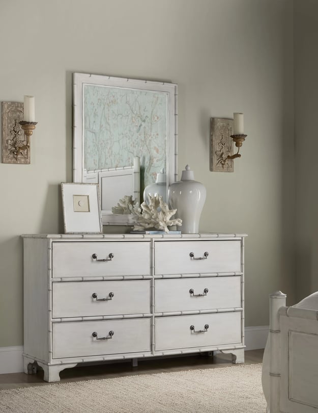 chinese dress ladies Emmeline Scalloped 6-Drawer Dresser