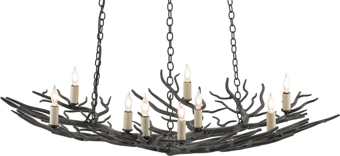 Currey and Company Rainforest Chandelier