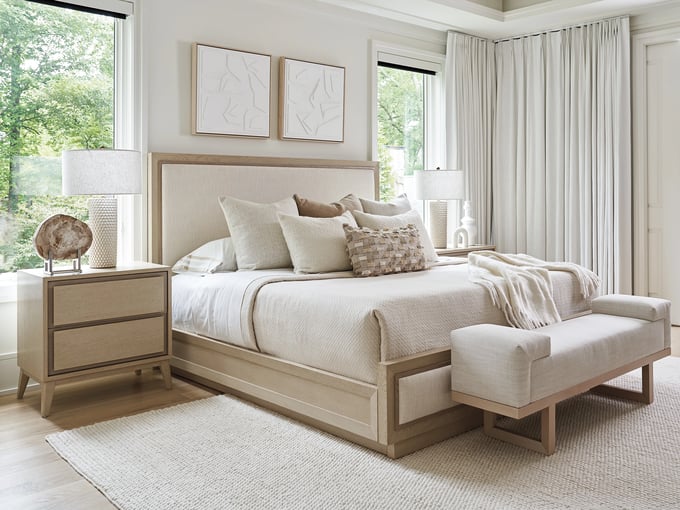 Tommy Bahama Home Grayson Upholstered Bed Layla Grayce