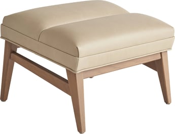Tommy Bahama Home Hayley Leather Ottoman