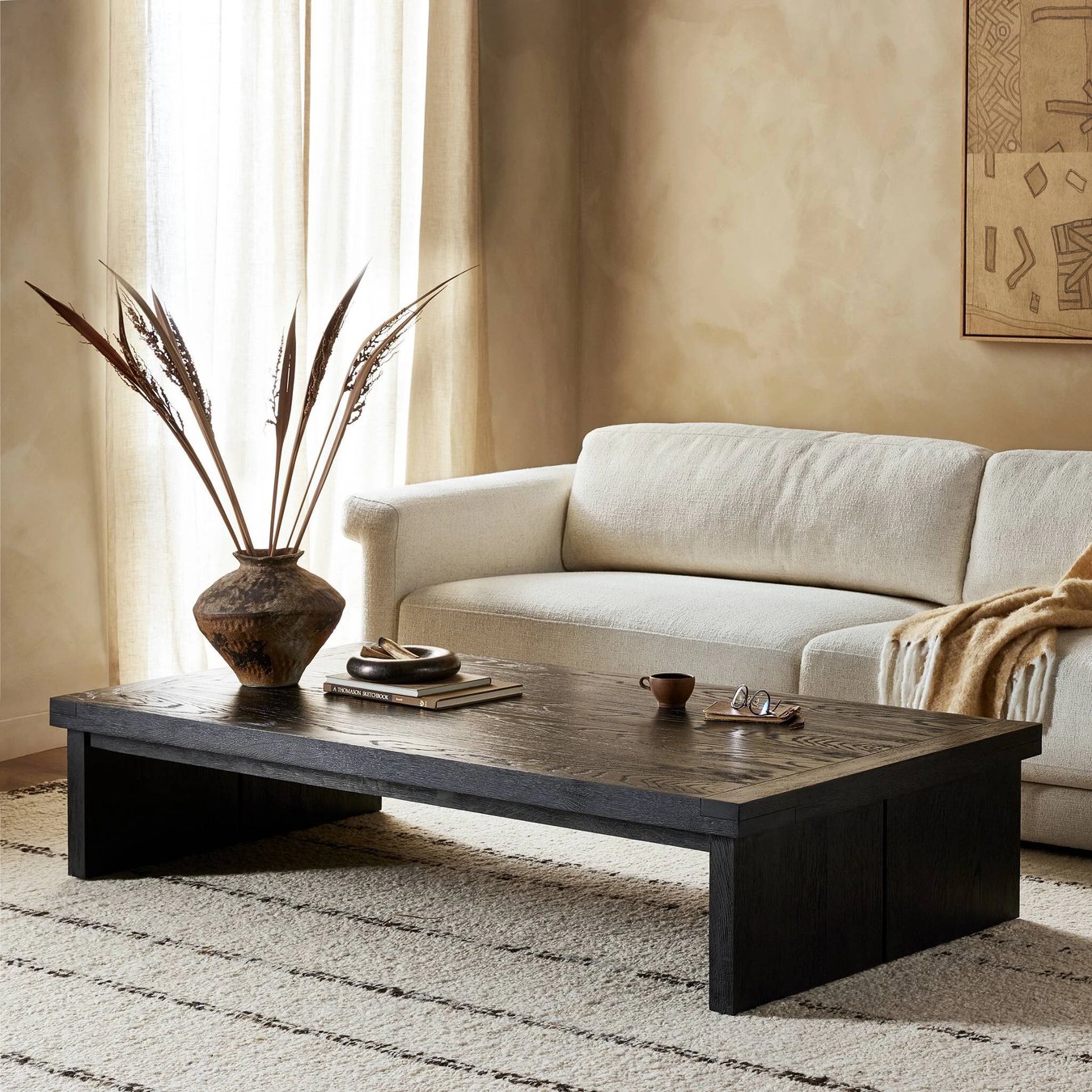 WTW MONTAUK COFFEE TABLE ブラック Montauk Coffee Table – Grain Wood Furniture