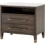 Dutch Brown Oak, Bianco Marble, Aged Brass