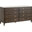 Dutch Brown Oak, Bianco Marble, Aged Brass