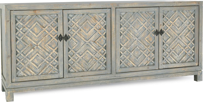 Blue 4 Door Sideboard Made From Reclaimed Pine Blue 4 Door Sideboard Made From Reclaimed Pine