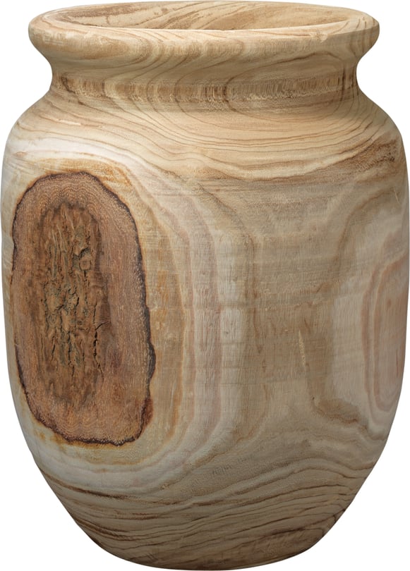 Topanga Wooden Vase - Thumbnail 2
