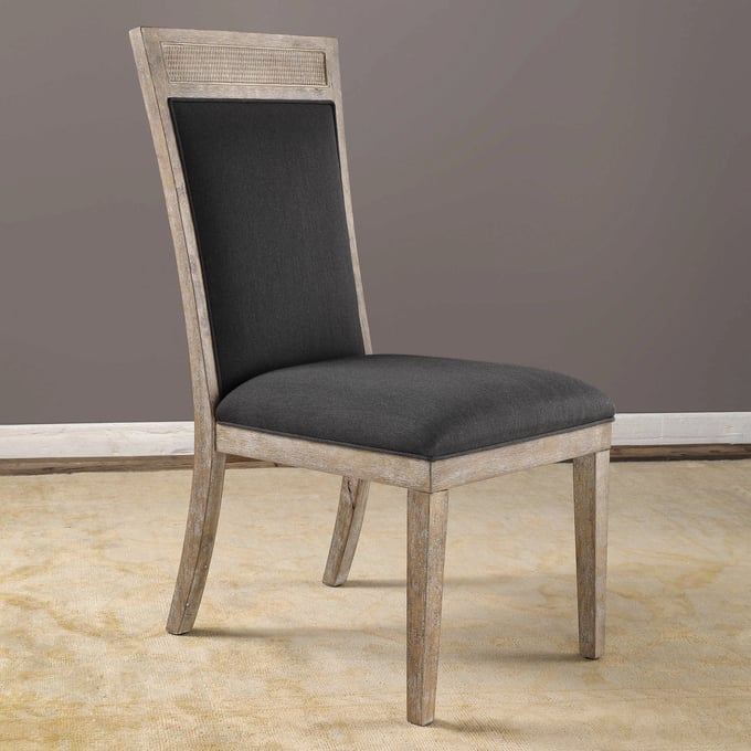 Alexander Armless Cane Dining Chair - Thumbnail 2