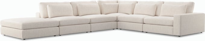 Bloor 5-Piece Sectional with Ottoman