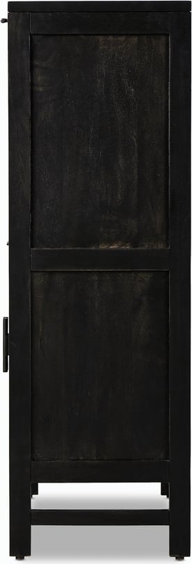 Baule Cassapanca da Giardino 95x60x58 cm in Rattan e Acciaio Nero