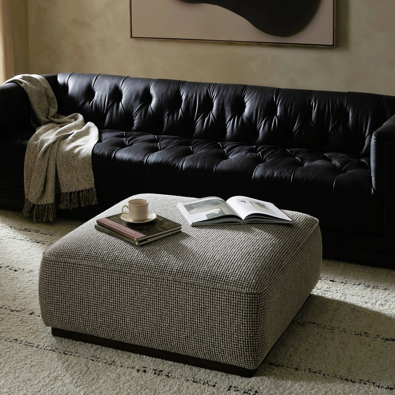 TET / TOT OTTOMAN ／NOR ／crashgate TET / TOT OTTOMAN ／NOR ／crashgate Galaxy Zig-Zag Ottoman
