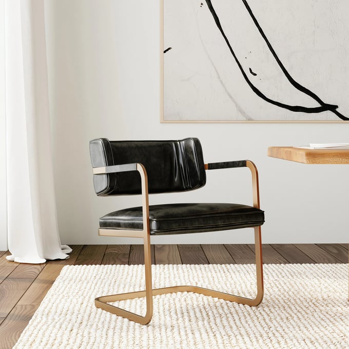 Classic Home Fonda Dining Armchair - Thumbnail 5