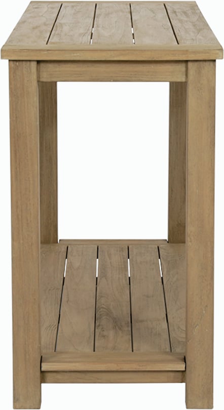 Coastal Outdoor Teak Sofa Table