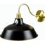 Black, Metallic Brass, White