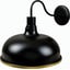 Black, Metallic Brass, White