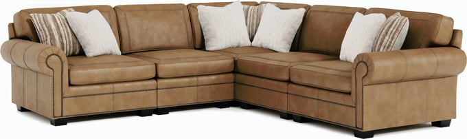 Bernhardt Grandview Leather Sectional | Layla Grayce