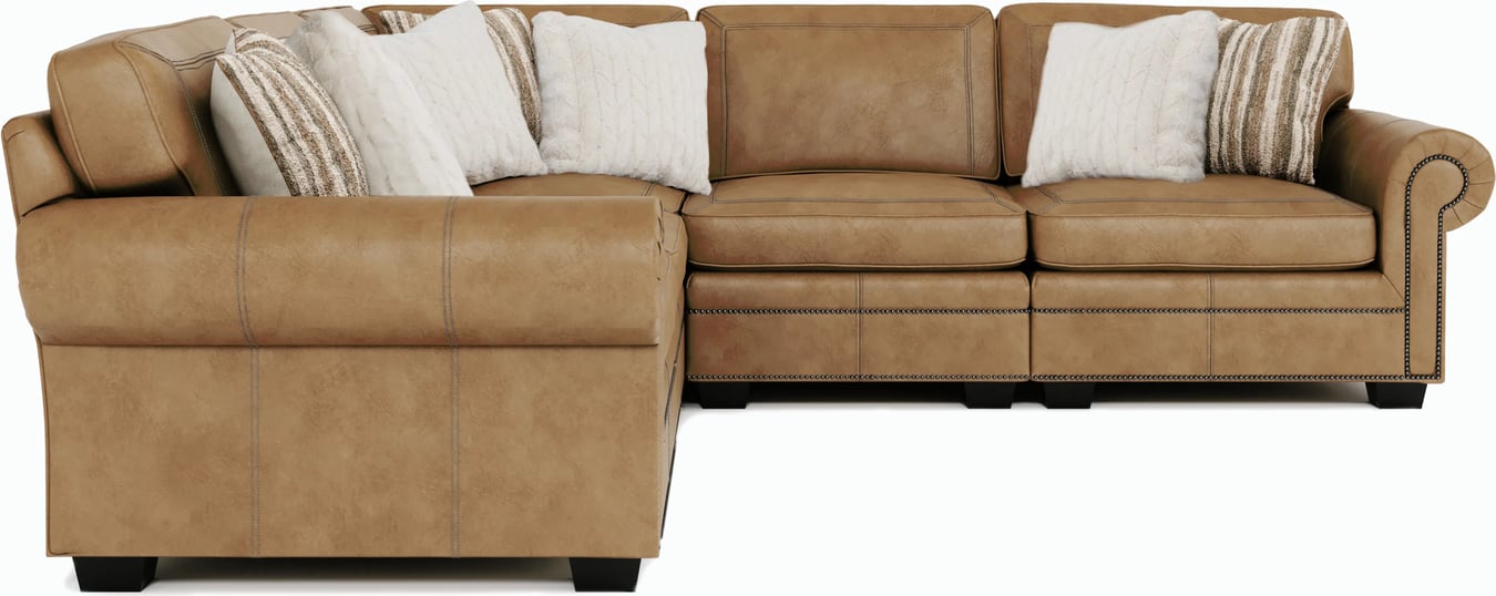 Bernhardt Grandview Leather Sectional | Layla Grayce