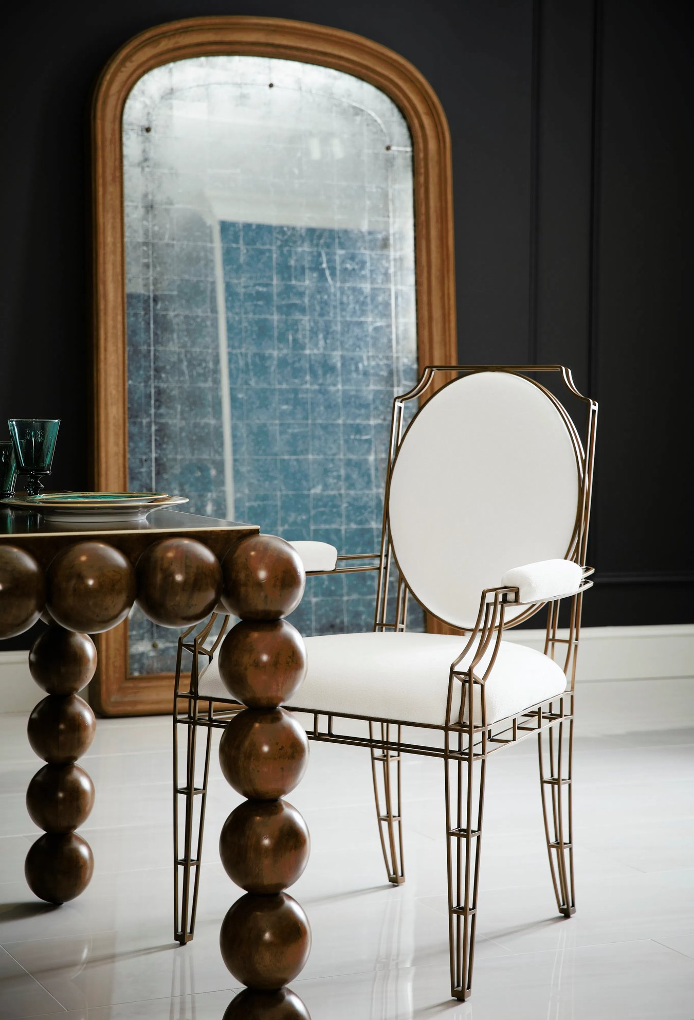 Jonathan Charles Xo Arm Chair | Layla Grayce