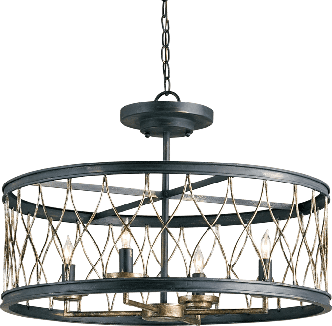 Crisscross Pendant/Semi-Flush
