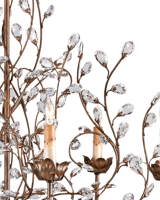 Currey and Company Crystal Bud Chandelier - Thumbnail 3