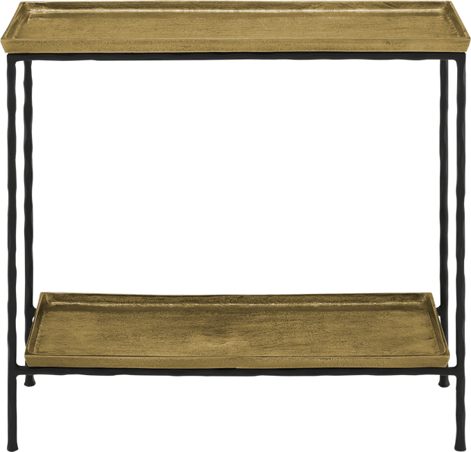 Boyles Brass Side Table - Thumbnail 2