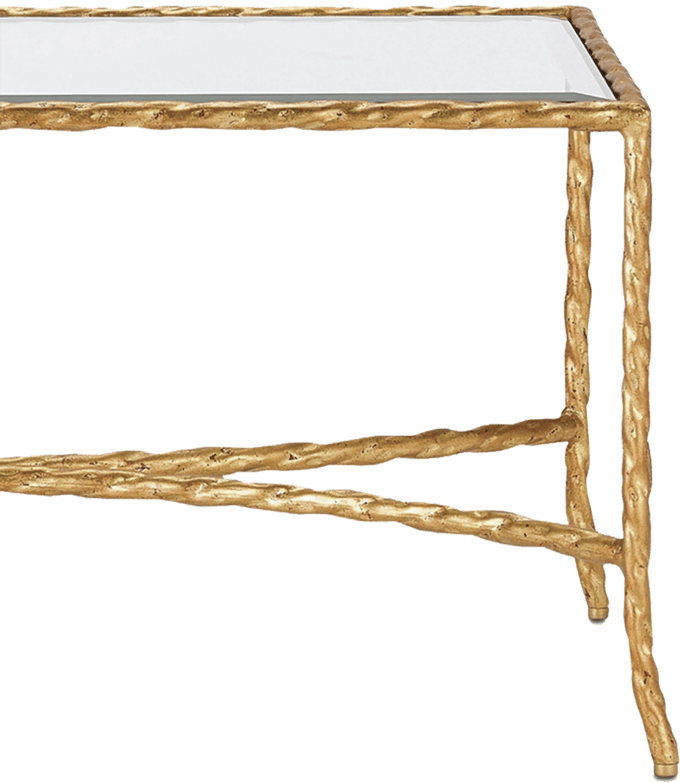 Currey and Company Gilt Twist Table - Thumbnail 4