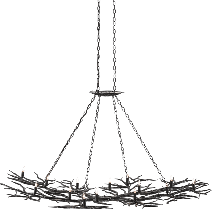 Currey and Company Rainforest Chandelier
