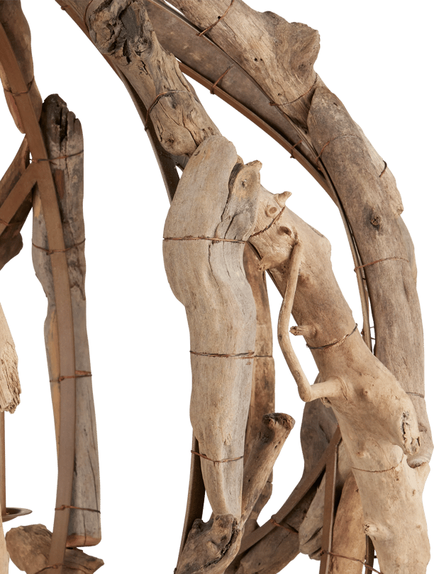 Driftwood Orb Chandelier - Thumbnail 3