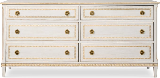 slim fit dress slacks Villa & House Ming Extra Large 8 Drawer Dresser Canvas Cream – CLAYTON GRAY  HOME main image 1