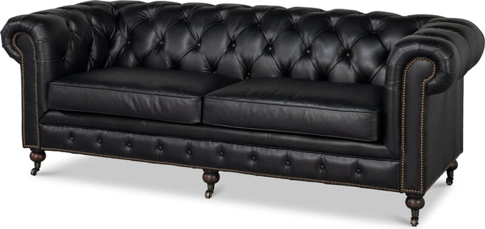 Castered Chesterfield Sofa