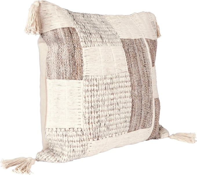 Lamar Hand Embroidered Throw Pillow - Thumbnail 3