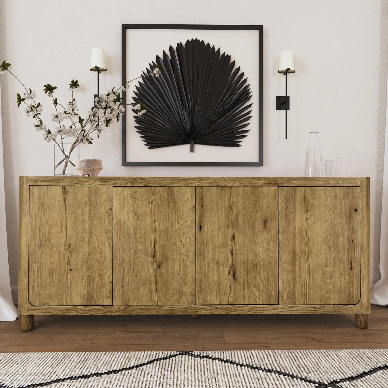 Classic Home Orlando 4 Door Sideboard | Layla Grayce