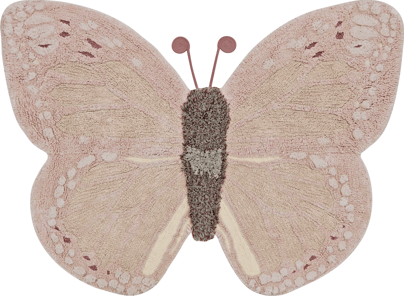 Lorena Canals Washable Baby Butterfly Animal Rug | Layla Grayce