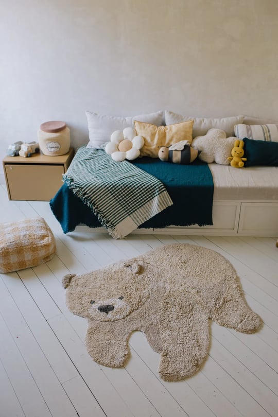 Lorena Canals Washable Bear Animal Rug Layla Grayce