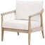 White Speckle Flat Rope, LiveSmart Peyton-Pearl, Natural Gray Mahogany