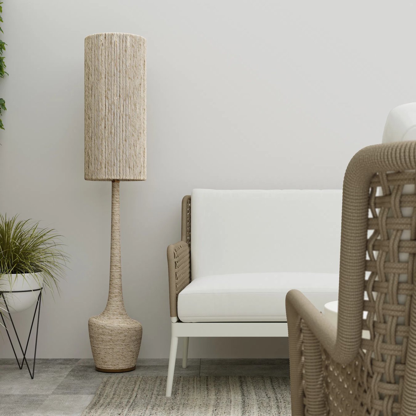 Palecek Newport Outdoor Floor Lamp | Layla Grayce