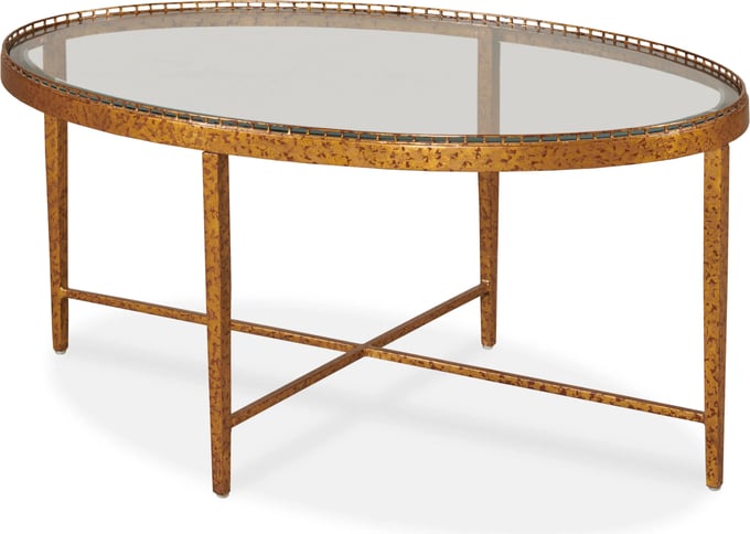 Century Furniture Logan Oval Cocktail Table