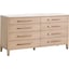 Natural Oak, Bianco Marble, Aged Brass